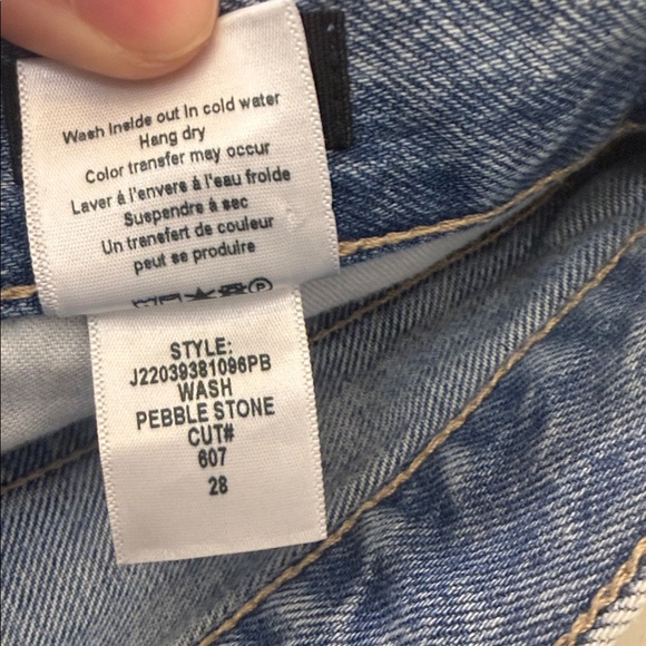 Veronica Beard Dylan Full Length Straight High Rise Pebble Stone Size 28 - Picture 8 of 13